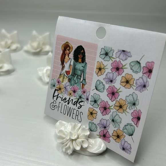 Vintage Coalport 💐 Bone China Floral Name Card Holders Mismatched Set of 8 - Picture 2 of 16